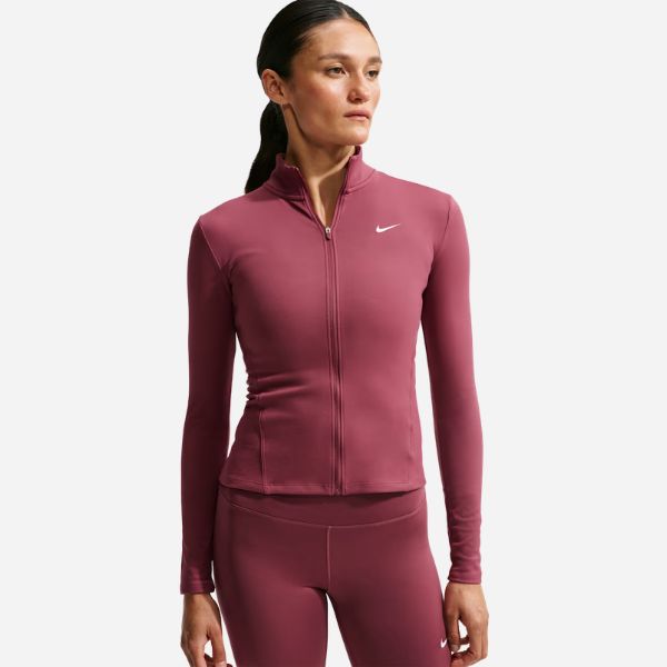 UNE VESTE AJUSTÉE À FERMETURE ÉCLAIR SUR TOUTE LA LONGUEUR